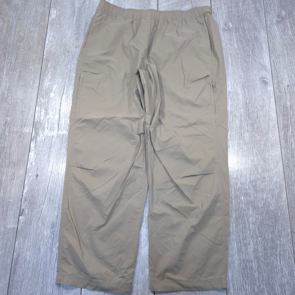 Lululemon Packable Lightweight Pants Women XL Tan Khaki Straight Leg Wind